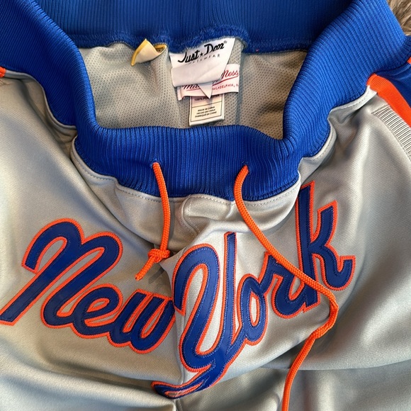 New York Mets Mitchell & Ness Cooperstown Collection Just Don Shorts - Gray - Picture 3 of 4